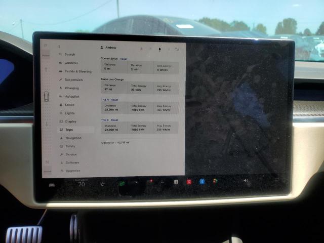 Photo 9 from auction – 2021 TESLA MODEL S with VIN 5YJSA1E61MF455682