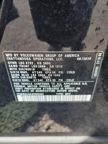 Photo 14 from auction – 2018 VOLKSWAGEN ATLAS SE with VIN 1V2DR2CA5JC582327