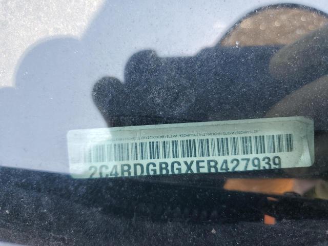 Photo 14 from auction – 2014 DODGE GRAND CARA with VIN 2C4RDGBGXER427939