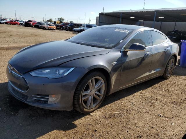 TESLA MODEL S 2015 with VIN 5YJSA1E23FF118592 - Photo from auction