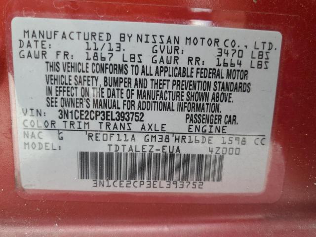 Photo 14 from auction – 2014 NISSAN VERSA NOTE with VIN 3N1CE2CP3EL393752