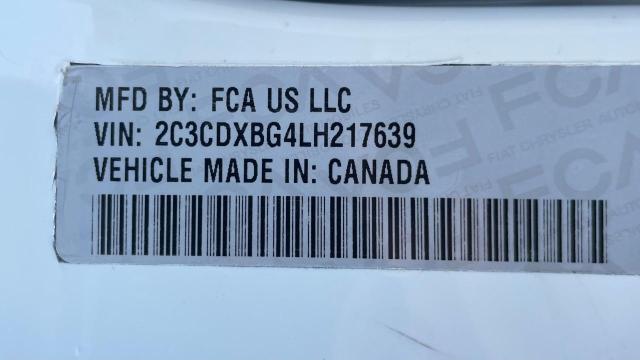 Photo 10 from auction – 2020 DODGE CHARGER SX with VIN 2C3CDXBG4LH217639