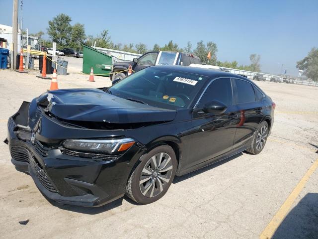 HONDA CIVIC EX 2022 with VIN JHMFE1F7XNX002065 - Photo from auction