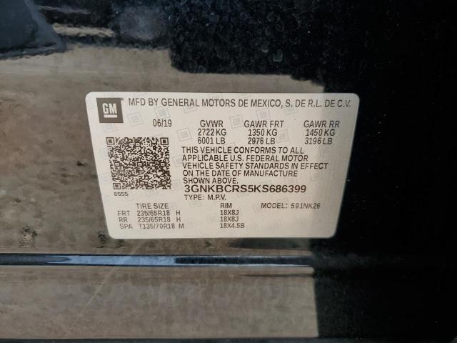 Photo 14 from auction – 2019 CHEVROLET BLAZER 2LT with VIN 3GNKBCRS5KS686399