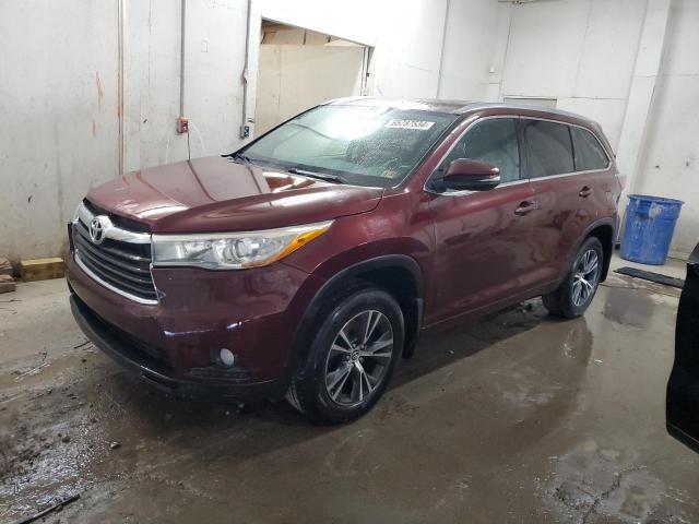 Photo 1 from auction – 2016 TOYOTA HIGHLANDER with VIN 5TDJKRFH9GS227081