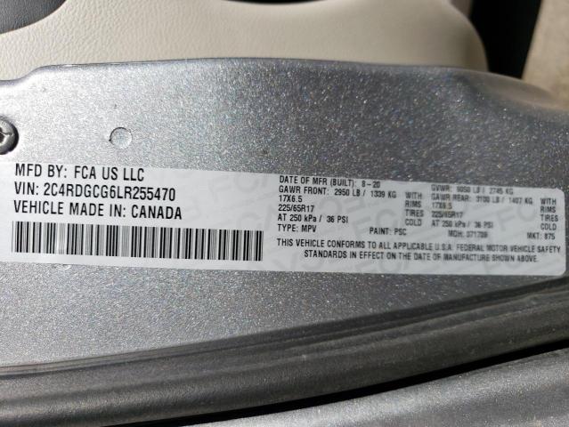 Photo 14 from auction – 2020 DODGE GRAND CARA with VIN 2C4RDGCG6LR255470