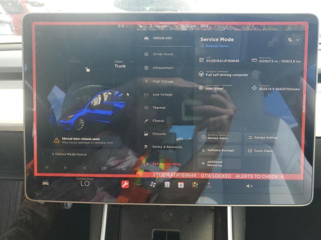 Photo 9 from auction – 2018 TESLA MODEL 3 with VIN 5YJ3E1EA1JF169646