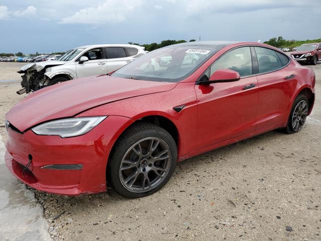 TESLA MODEL S 2021 with VIN 5YJSA1E64MF438715 - Photo from auction