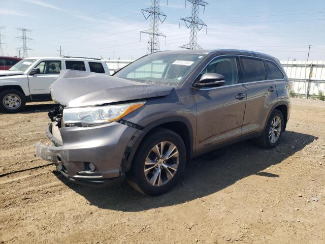TOYOTA HIGHLANDER 2015 with VIN 5TDJKRFH1FS199744 - Photo from auction