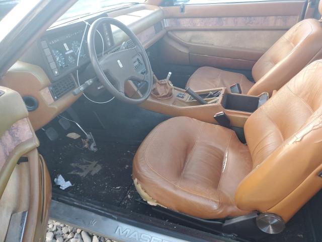 Photo 7 from auction – 1984 MASERATI BITURBO with VIN ZAMAL1107EB319564