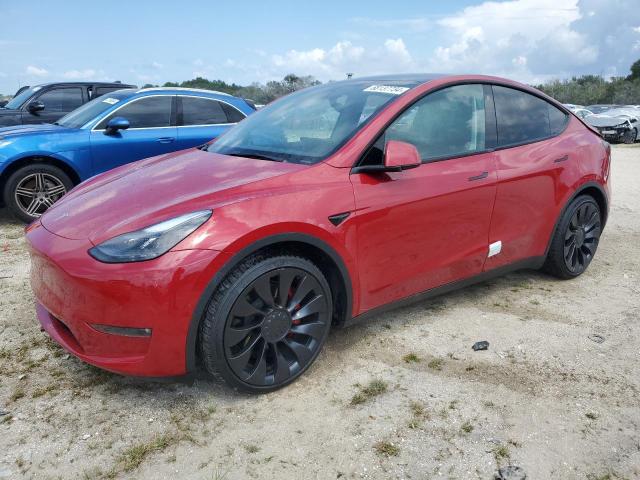 TESLA MODEL Y 2022 with VIN 7SAYGDEF3NF534172 - Photo from auction