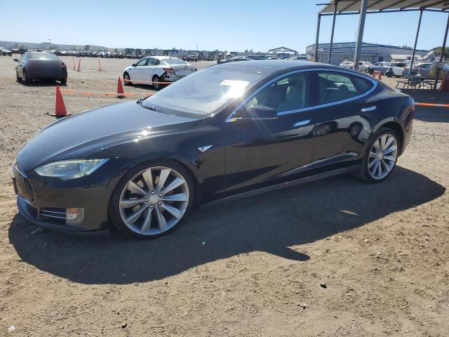 TESLA MODEL S 2013 with VIN 5YJSA1CPXDFP13385 - Photo from auction