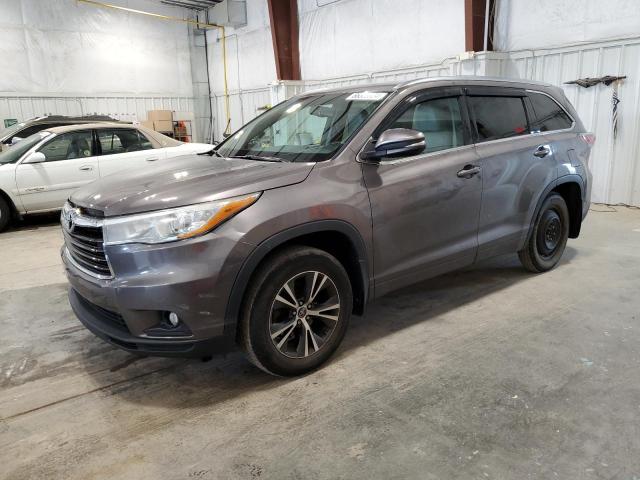 TOYOTA HIGHLANDER 2016 with VIN 5TDJKRFH1GS304543 - Photo from auction