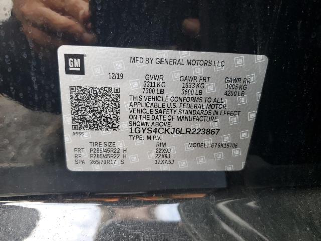 Photo 14 from auction – 2020 CADILLAC ESCALADE P with VIN 1GYS4CKJ6LR223867