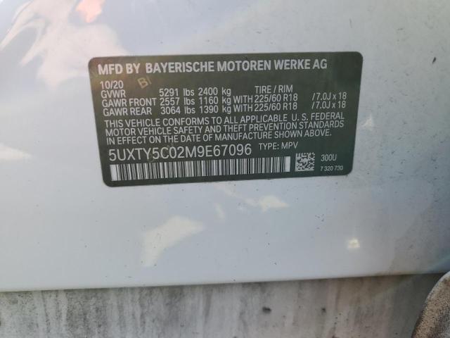 Photo 14 from auction – 2021 BMW X3 XDRIVE3 with VIN 5UXTY5C02M9E67096