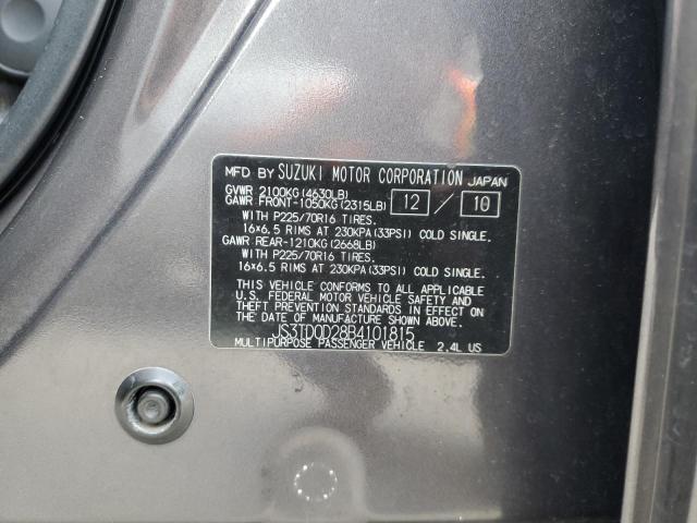 Photo 14 from auction – 2011 SUZUKI GRAND VITA with VIN JS3TD0D28B4101815