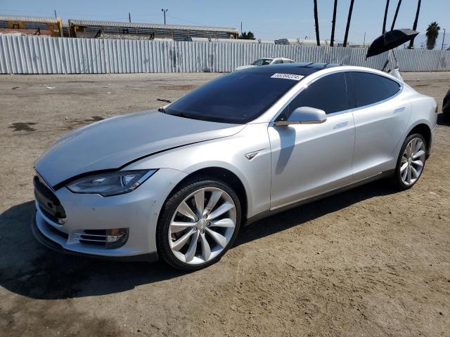TESLA MODEL S 2014 with VIN 5YJSA1H19EFP62566 - Photo from auction