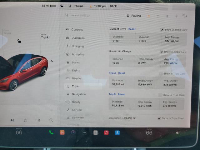 Photo 9 from auction – 2018 TESLA MODEL 3 with VIN 5YJ3E1EB0JF181599
