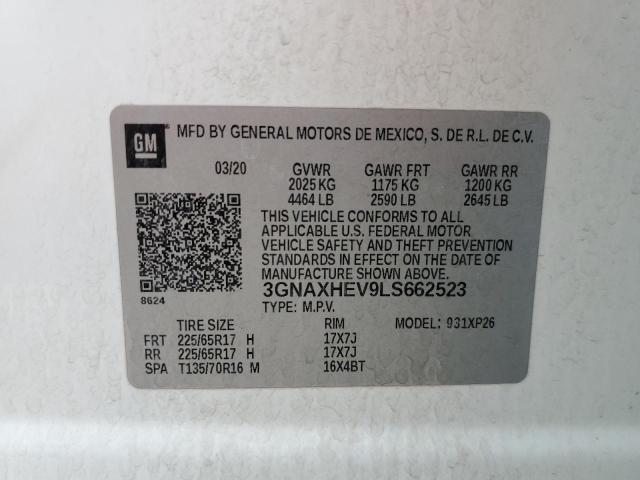 Photo 14 from auction – 2020 CHEVROLET EQUINOX LS with VIN 3GNAXHEV9LS662523
