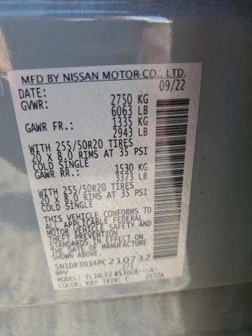 Foto 14 de la subasta – 2023 NISSAN PATHFINDER con VIN 5N1DR3DJ4PC210732