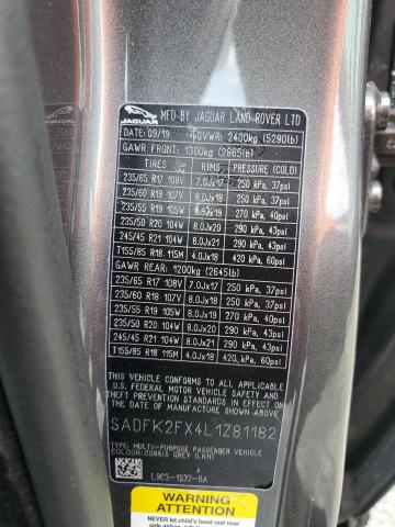 Photo 14 from auction – 2020 JAGUAR E-PACE with VIN SADFK2FX4L1Z81182