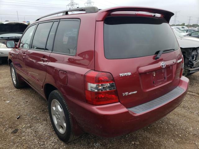 Photo 2 from auction – 2004 TOYOTA HIGHLANDER with VIN JTEEP21A240023382