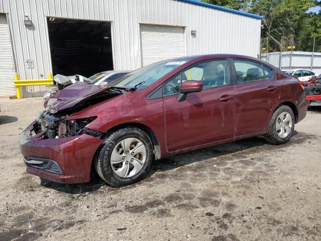 HONDA CIVIC LX 2015 with VIN 19XFB2F51FE002942 - Photo from auction