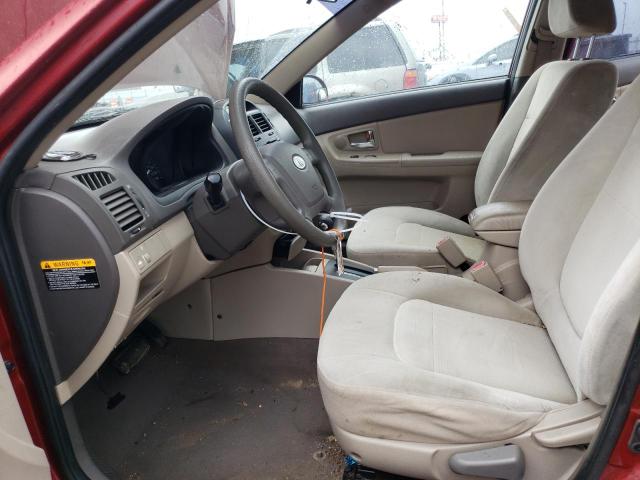 Photo 7 from auction – 2009 KIA SPECTRA EX with VIN KNAFE221195645623