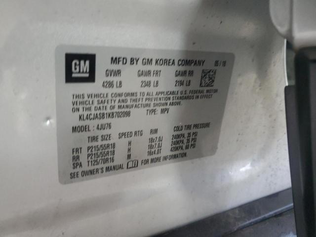 Photo 14 from auction – 2019 BUICK ENCORE PRE with VIN KL4CJASB1KB702098