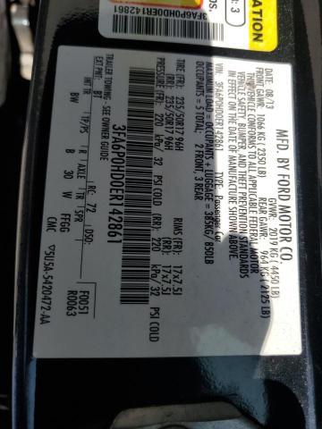 Photo 10 from auction – 2014 FORD FUSION SE with VIN 3FA6P0HD0ER142861
