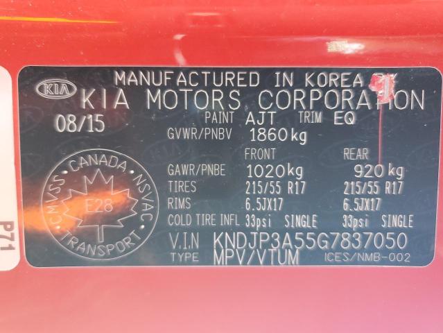 Photo 14 from auction – 2016 KIA SOUL + with VIN KNDJP3A55G7837050