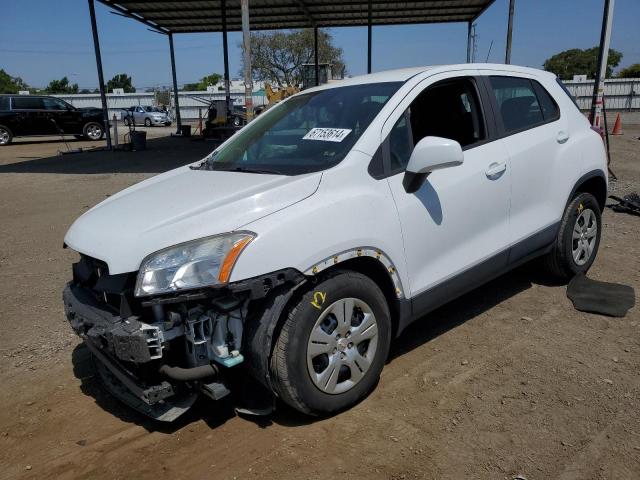 CHEVROLET TRAX LS 2016 with VIN KL7CJKSBXGB667304 - Photo from auction