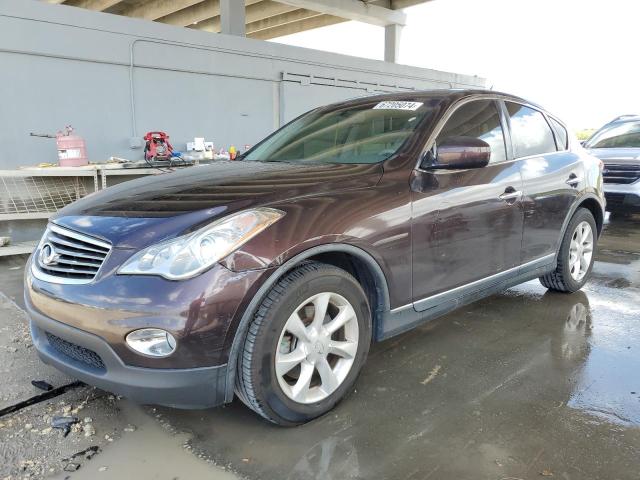 INFINITI EX35 BASE 2010 with VIN JN1AJ0HP3AM701891 - Photo from auction