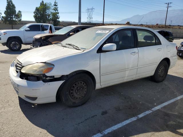 TOYOTA COROLLA 2003 with VIN 1NXBR32E63Z012557 - Photo from auction