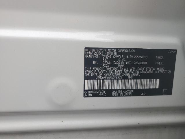 Photo 14 from auction – 2022 TOYOTA RAV4 LIMIT with VIN JTMD6RFV6NJ016972