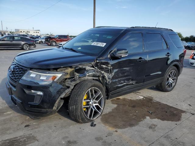 FORD EXPLORER S 2018 with VIN 1FM5K8GT5JGB13705 - Photo from auction