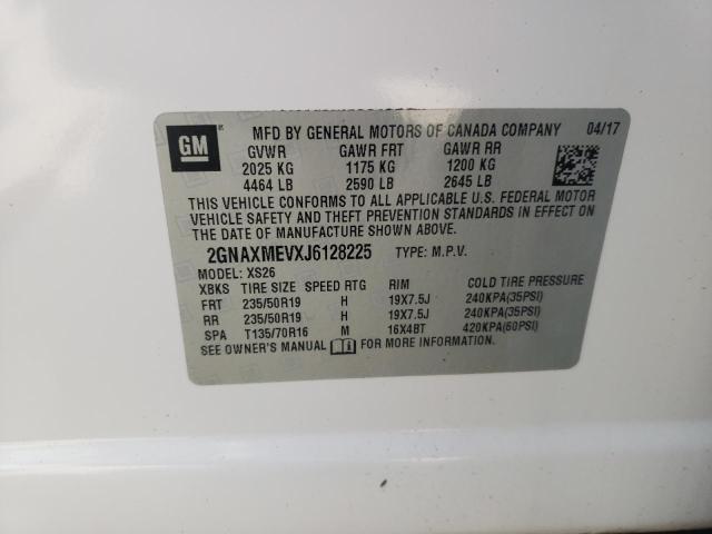 Photo 14 from auction – 2018 CHEVROLET EQUINOX PR with VIN 2GNAXMEVXJ6128225