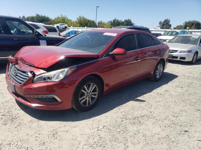 HYUNDAI SONATA SE 2015 with VIN 5NPE24AF8FH012855 - Photo from auction
