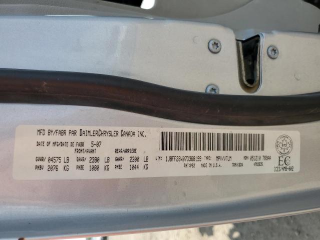 Photo 14 from auction – 2007 JEEP PATRIOT SP with VIN 1J8FF28W07D368199