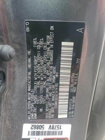 Photo 14 from auction – 2014 TOYOTA SIENNA LE with VIN 5TDKK3DC6ES414185