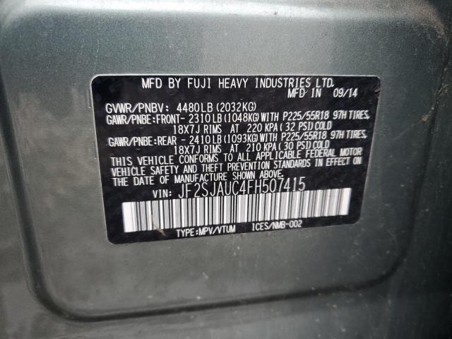 Photo 14 from auction – 2015 SUBARU B9 TRIBECA with VIN JF2SJAUC4FH507415