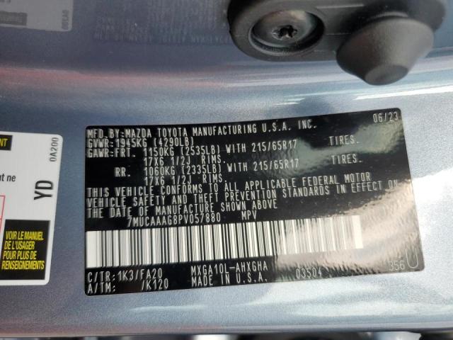 Photo 14 from auction – 2023 TOYOTA COROLLA CROSS with VIN 7MUCAAAG8PV057880