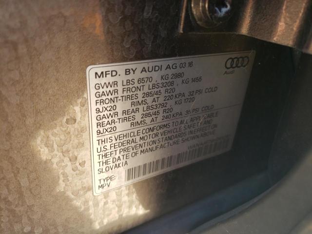 Photo 14 from auction – 2017 AUDI Q7 PRESTIG with VIN WA1VAAF76HD012181