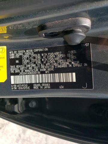 Photo 10 from auction – 2008 TOYOTA HIGHLANDER with VIN JTEDS41A382030146