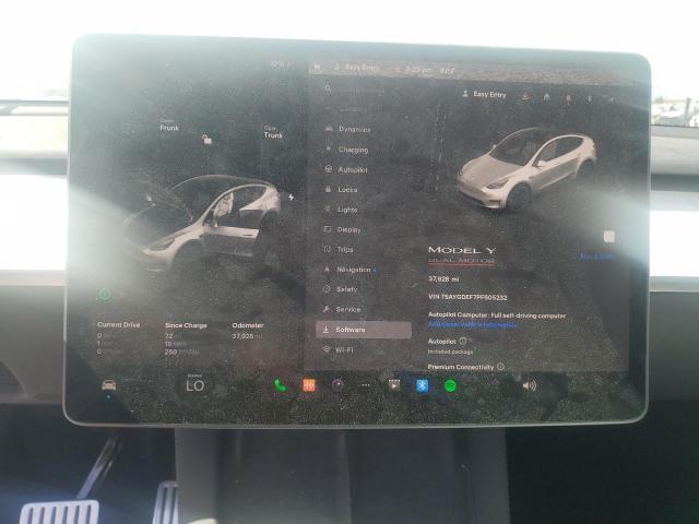 Photo 9 from auction – 2023 TESLA MODEL Y with VIN 7SAYGDEF7PF605232