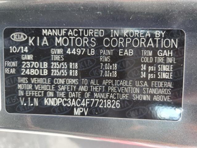 Photo 14 from auction – 2015 KIA SPORTAGE E with VIN KNDPC3AC4F7721826