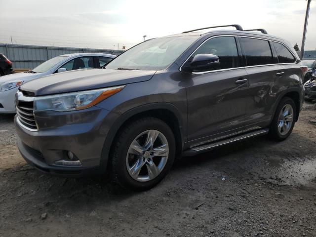TOYOTA HIGHLANDER 2015 with VIN 5TDDKRFH9FS163782 - Photo from auction