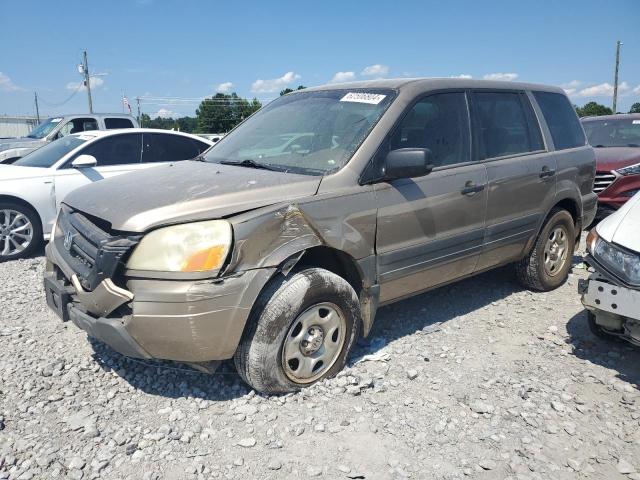 HONDA PILOT LX 2005 with VIN 2HKYF18105H527616 - Photo from auction