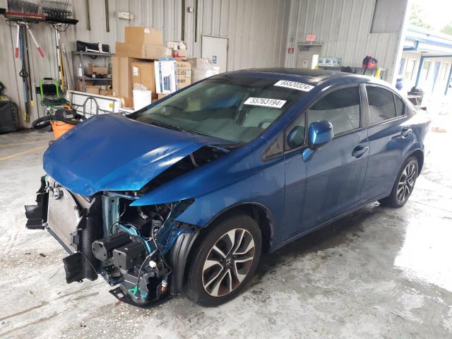 HONDA CIVIC EX 2013 with VIN 19XFB2F87DE023589 - Photo from auction