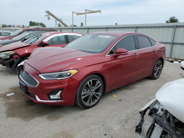 FORD FUSION TIT 2019 with VIN 3FA6P0D96KR242895 - Photo from auction